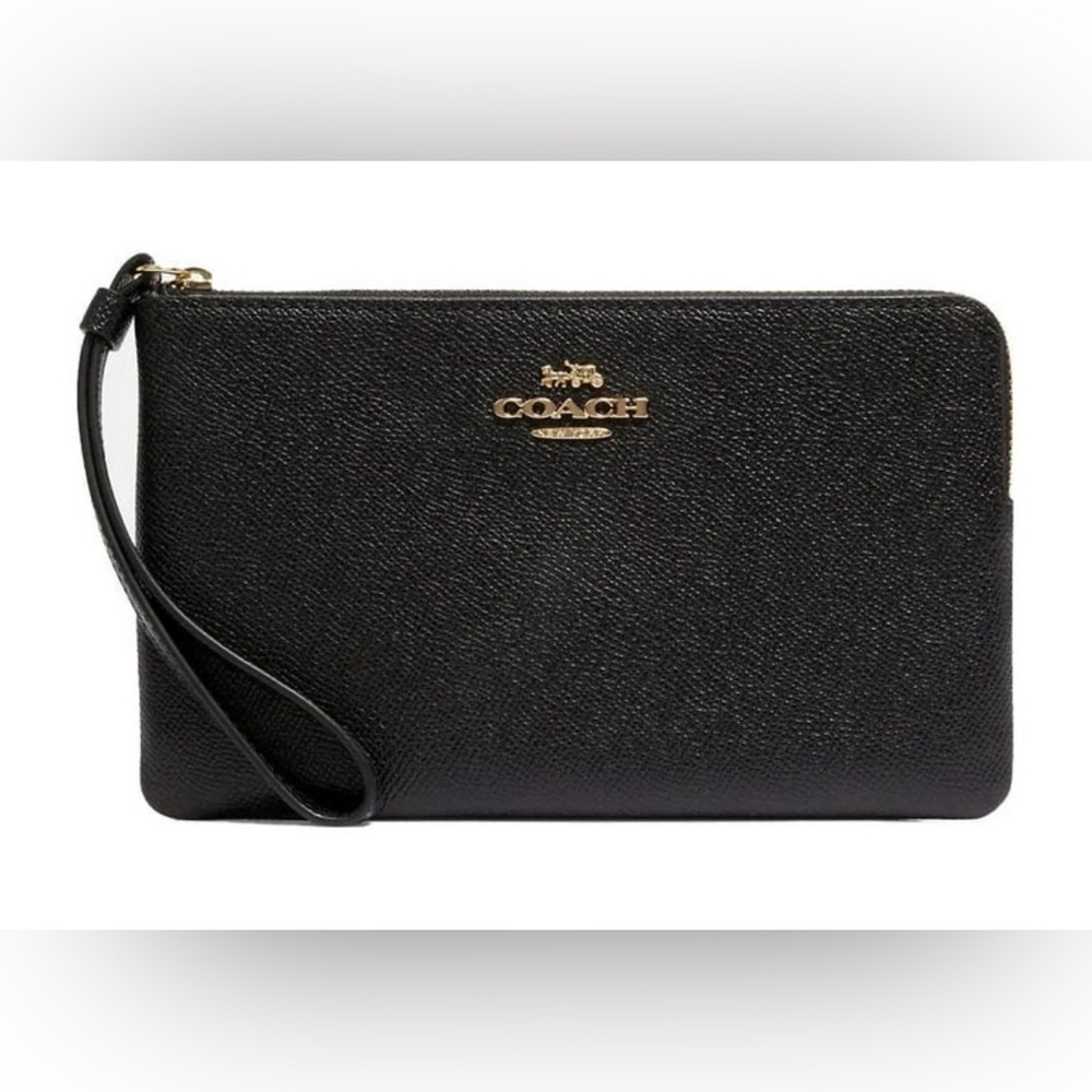 Black coach wallet wristlet!